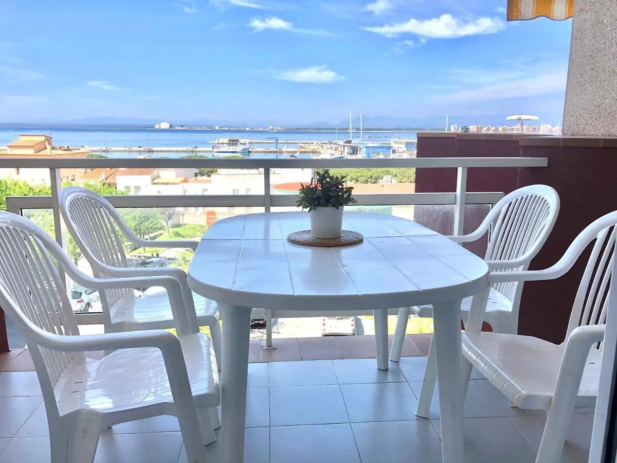 Roc Mar 4 3A - Apartamento Cerca Del Centro Y De La Playa - Terraza Con Vistas Al Mar Y Al Puerto Roses Appartement