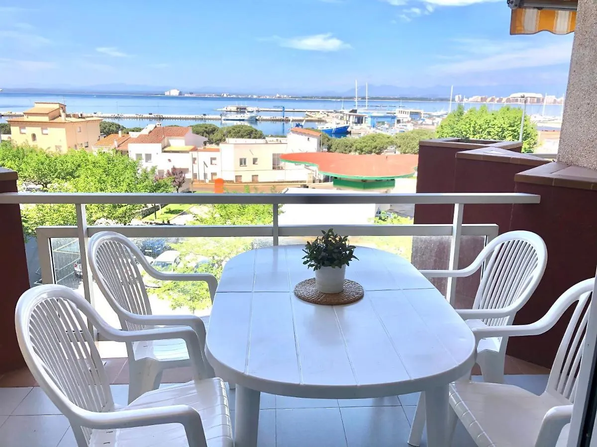 Roc Mar 4 3A - Apartamento Cerca Del Centro Y De La Playa - Terraza Con Vistas Al Mar Y Al Puerto Roses
